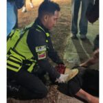 Accidente en la av. la auyama