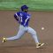 MIAMI (United States), 17/03/2026.- Venezuela third baseman Maikel Garcia runs back to first base during the 2026 World Baseball Classic semifinals game between Venezuela and Italy at loanDepot park baseball stadium in Miami, Florida, USA, 16 March 2026. (Italia) EFE/EPA/CRISTOBAL HERRERA-ULASHKEVICH